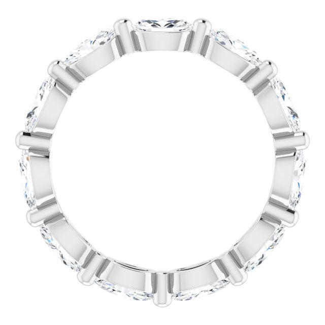 2.31 ct. Oval Diamond Eternity Band-VIRABYANI